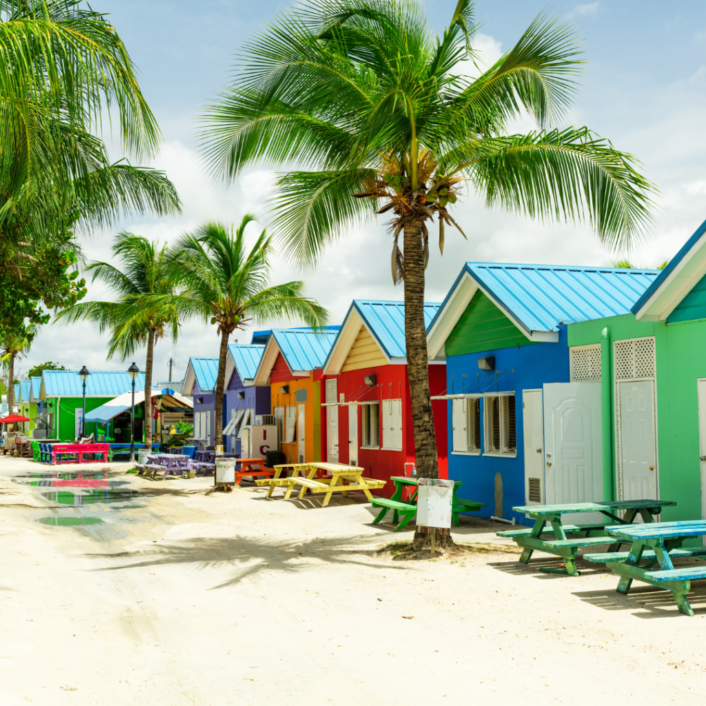 Colorful houses Barbados